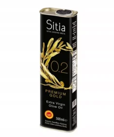 Oliwa grecka extra virgin 02% SITIA Premium 500 ml